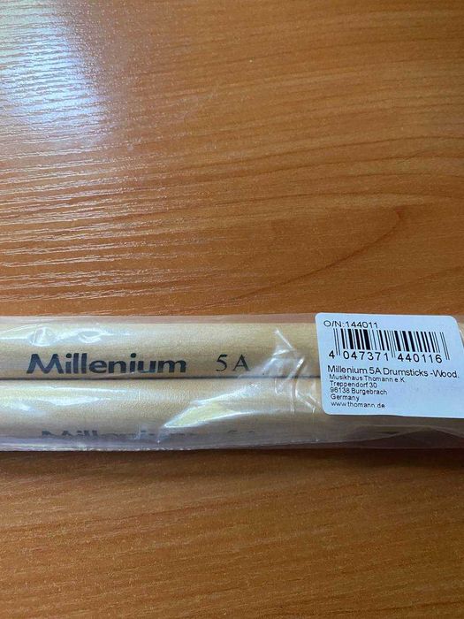 Барабанные палочки Millenium 5A/5B Кленовые