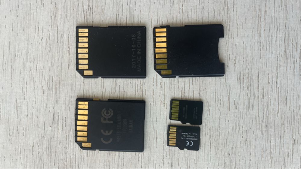 Карты памяти SD / microSD 8–16 GB Kingston, SanDisk, Kingmax