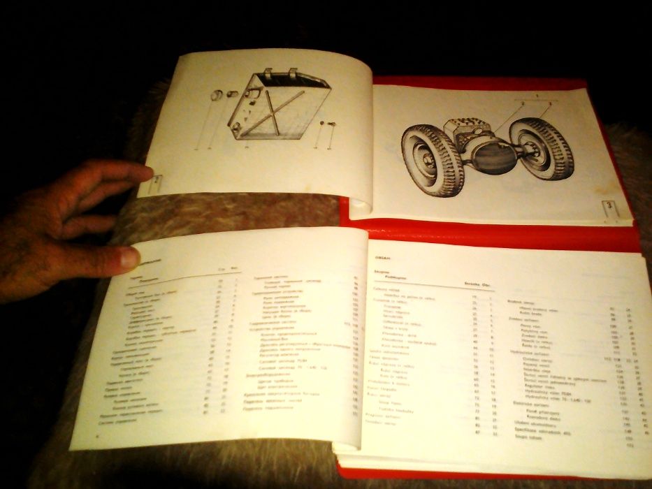 Каталог за резервни части и схеми за ремонт на електрокари от 1980 г