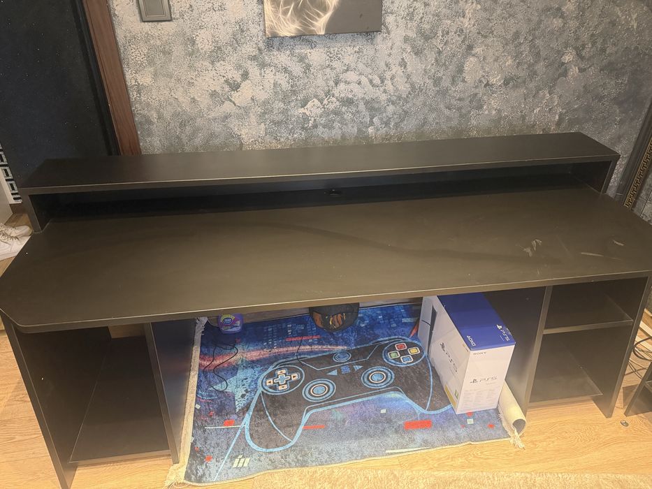 birou negru mat 1.90m