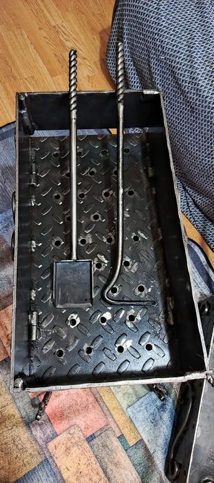 Мангал из метала складной (чемодан)