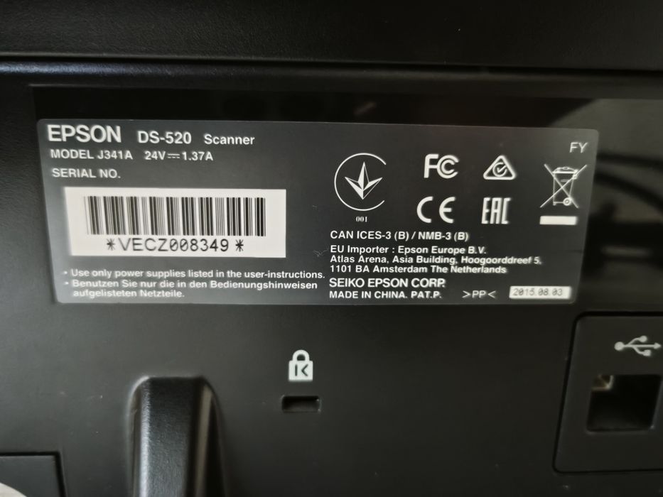 Epson WorkForce DS-520 — профессиональный документ-сканер A4