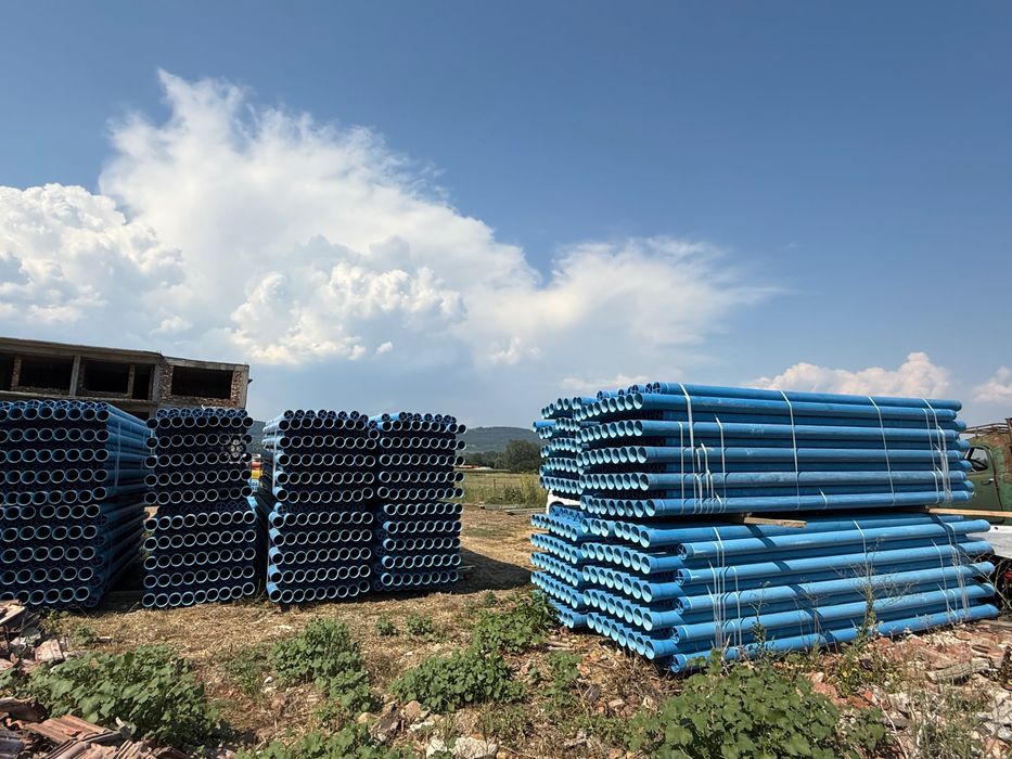 PVC сондажни тръби Ø125 Ø140 Ø175 – филтърни и плътни | 4 м