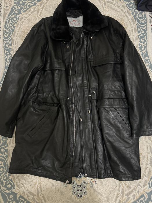 Куртка кожаная размер 52-54