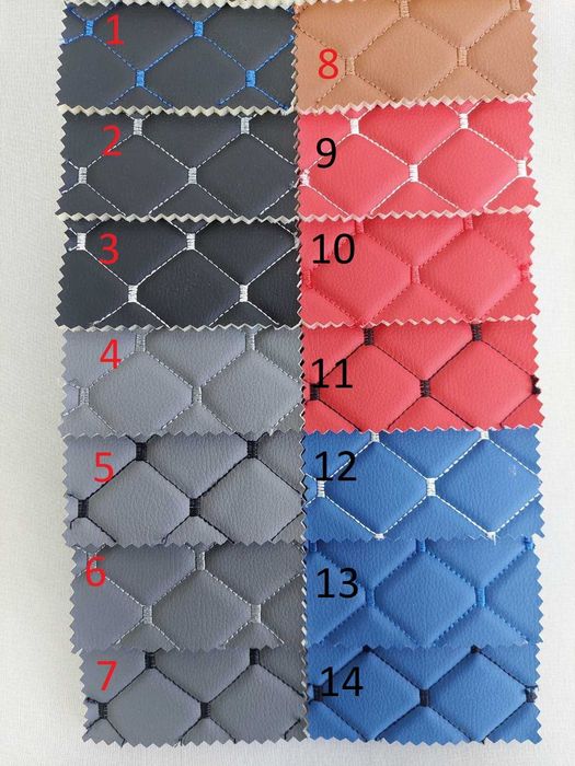 Капитонирана кожа с дунапрен 8 мм.