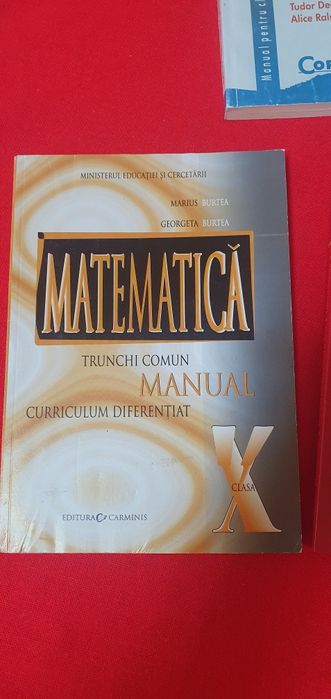 Manuale matematică, clasele 9,10 ,11, 12.