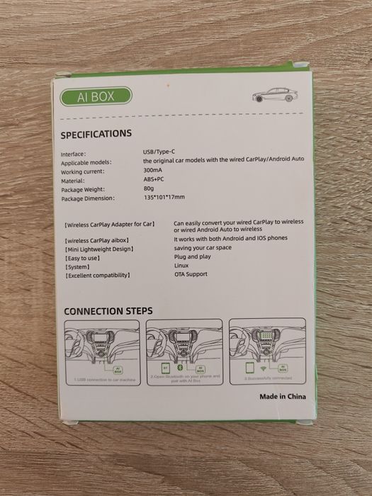 Беспроводной АплКарплей для автомобиля