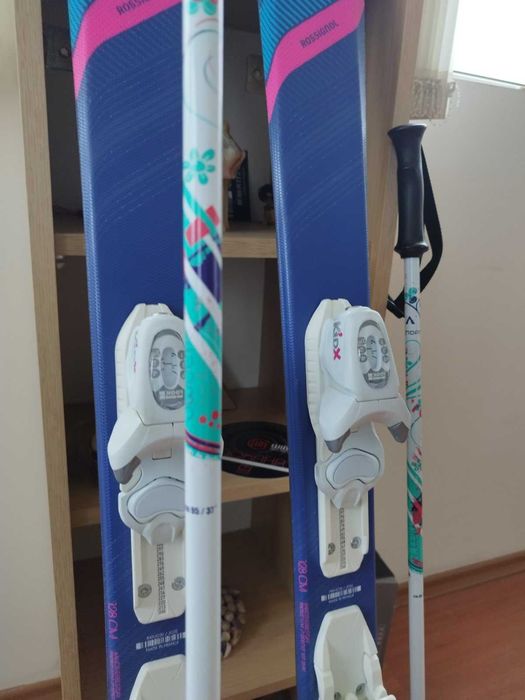 Ски ROSSIGNOL 128 см. + щеки 95 см.