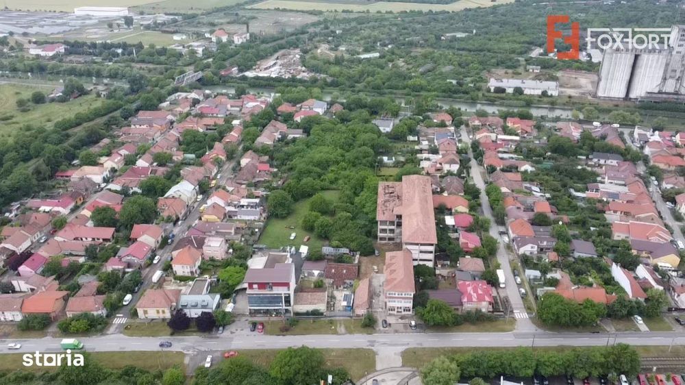 Cladire productie Parter + 3 niveluri, teren intravilan 9738 mp in Tim