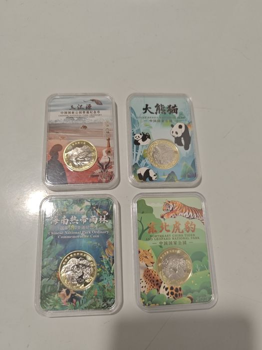 Памятные монеты национальных парков китая