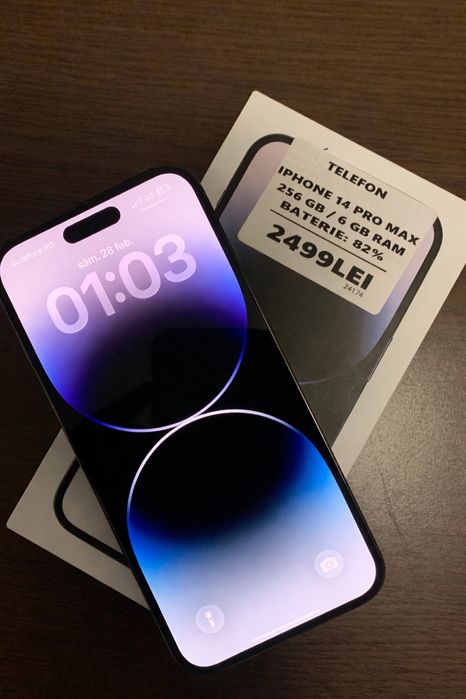 Iphone 14 Pro Max 256Gb. Garantie 1 an!
