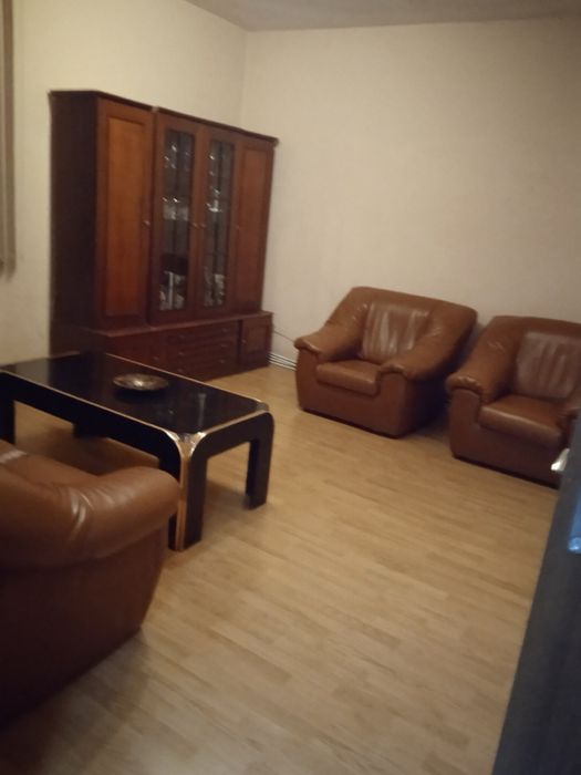 Холова гарнитура диван+фотьоли естествена кожа!