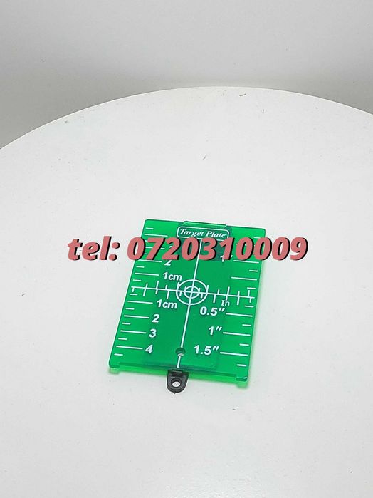 Placa Tinta Pentru Nivele Laser Plastic Verde Neo