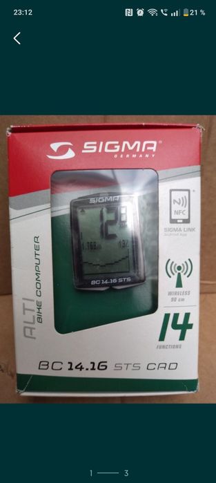 Ciclocomputer Sigma BC16.16 /BC14.16 Cad / BC16.12 wireles Noi!!