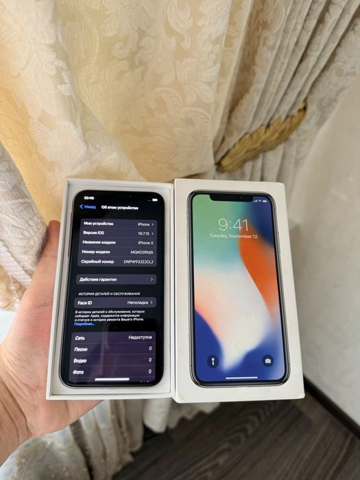 iPhone X/64Gb - В хорошем состоянии