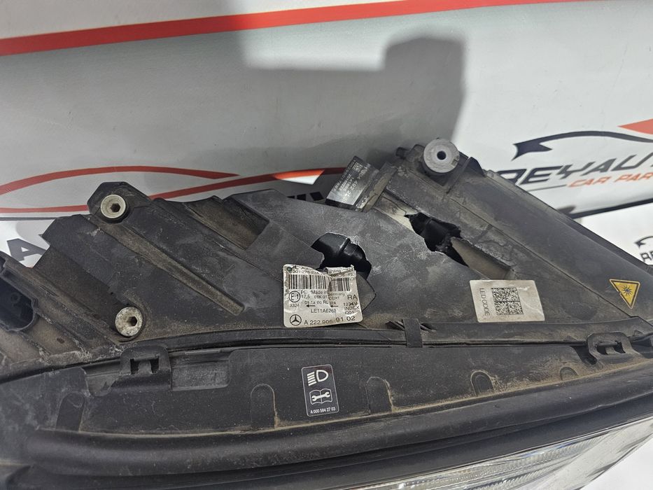 Far dreapta led Mercedes S Class W222 dupa 2014 avariat