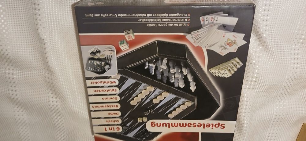 Colecție de jocuri  șah,table cărți dame domino poker Nou