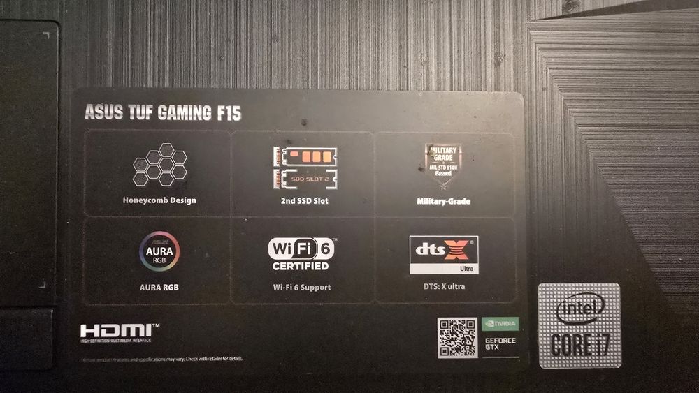 Schimb ASUS TUF F15 I7 32GB Nvidia 1660Ti 6Gb cu IPHONE 15+ sau IPAD