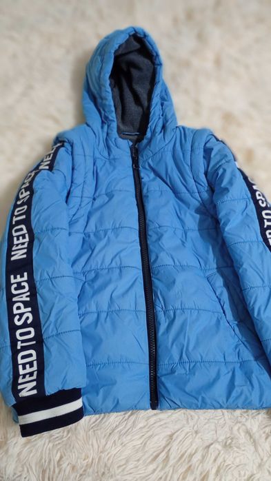 Ватирано яке за момче с махащи се ръкави 122-128 рр плюс още едно