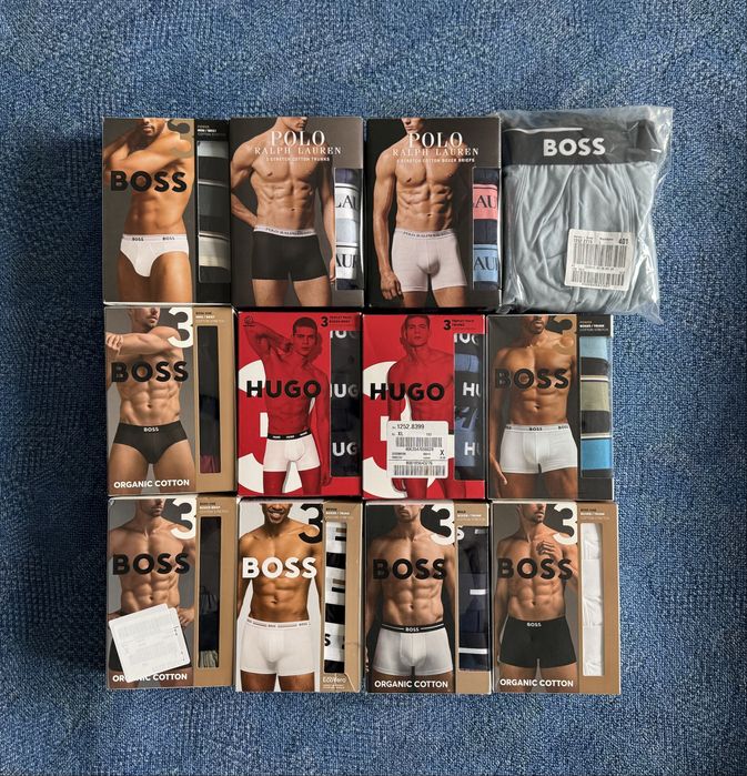 Polo Ralph Lauren / Boss / Hugo Boss ОРИГИНАЛНО мъжко бельо - M/L/XL