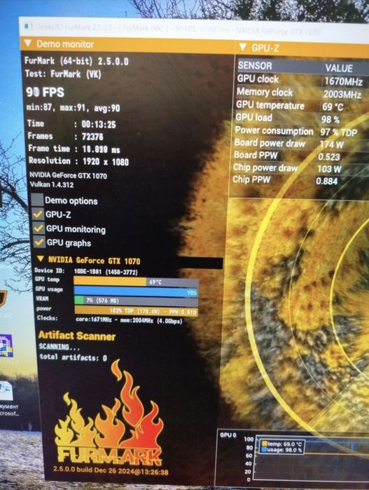 Gigabyte GTX 1070 8gb