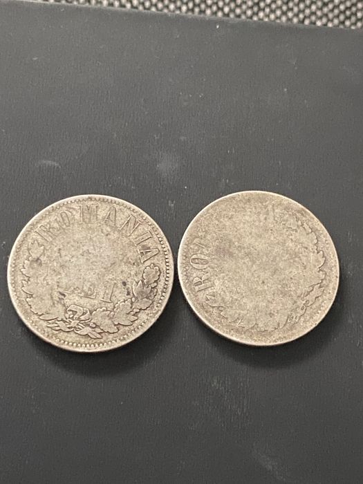 2 monede x 2 Lei Carol I