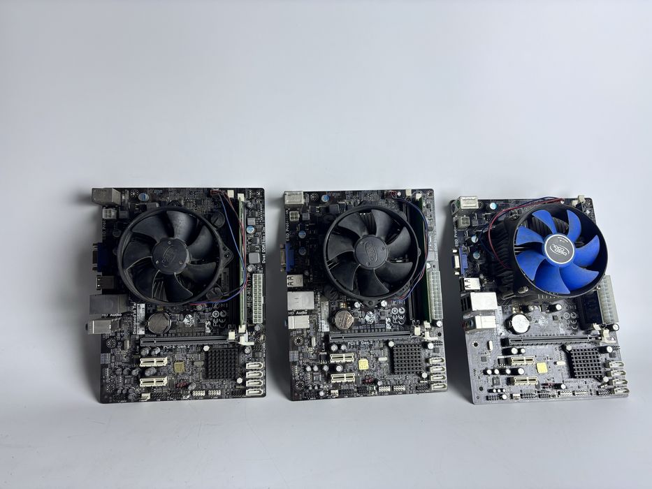Материнские платы H61 1155 сокет разных брендов