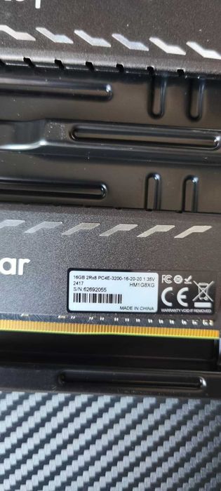 Kit RAM Lexar Thor Dark Grey 32GB DDR4 3200MHz CL16 (2x16GB)