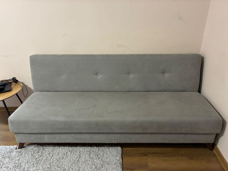 Canapea extensibilă gri