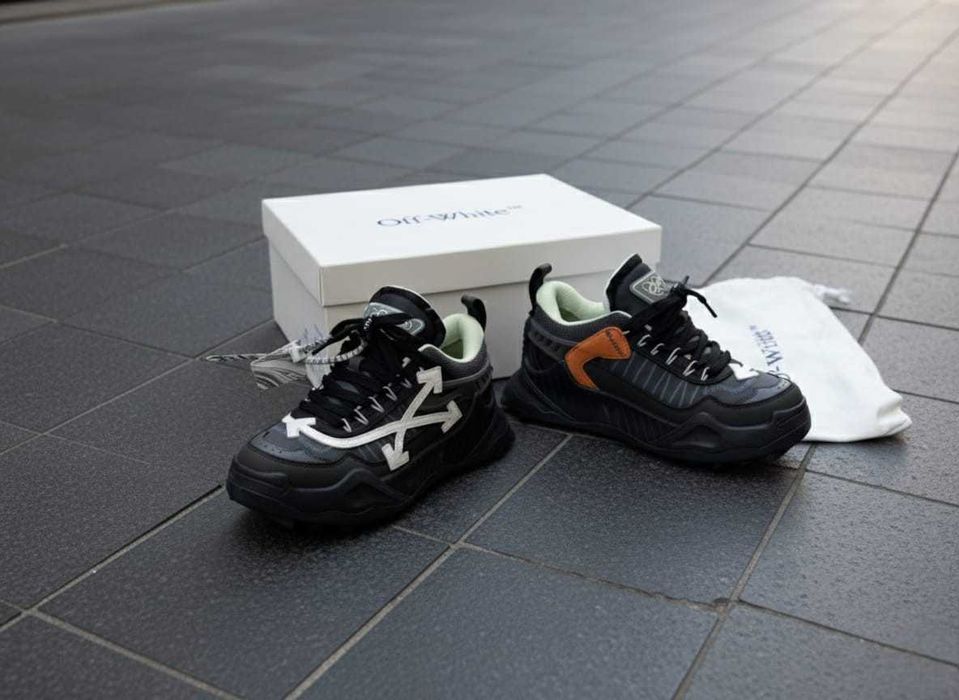 Adidasi OFF WHITE Odsy 1000 Negru - Full Box