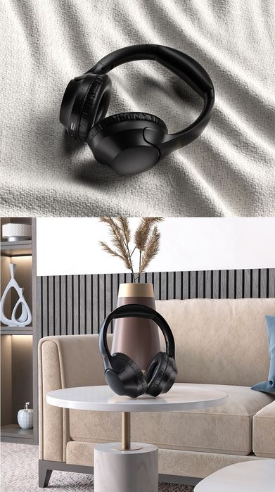 Безжични ENC слушалки QCY H-2, Bluetooth 5.3, 60h. Play, Bass и EQ APP