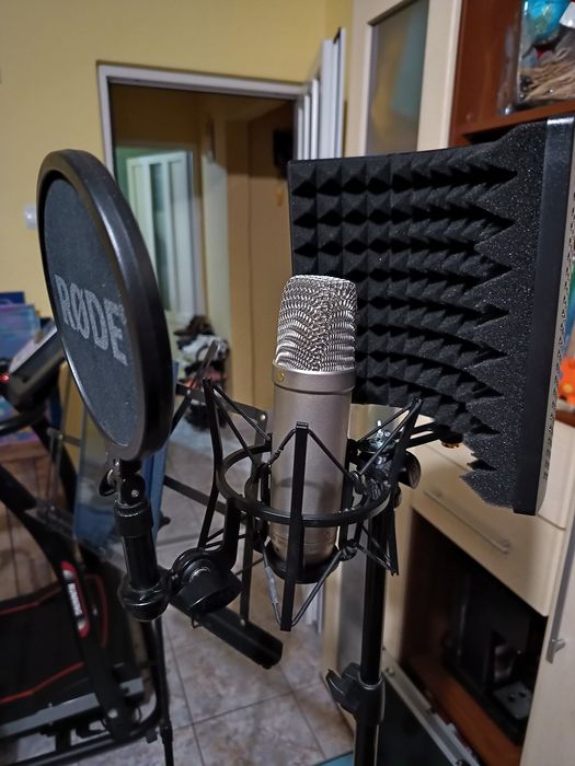 Microfon studio echipat complet