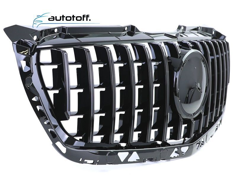 Grila centrala compatibila cu Mercedes Sprinter W906 Facelift  (14-17) Panamericana Black Design