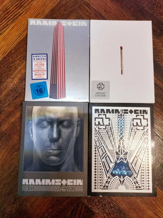 Rammstein Colectie DVD & Bluray. 4 Buc.