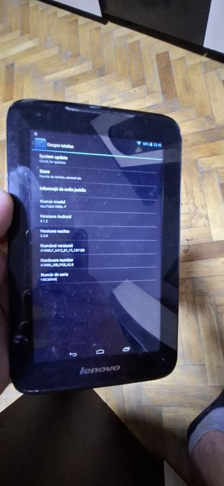 Tableta lenovo neagră