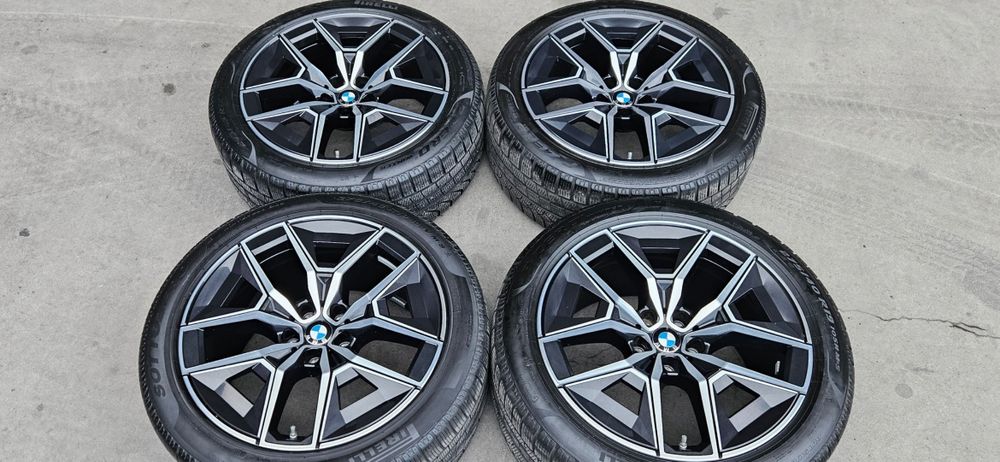 Jante Roti BMW seria 5 G60 G61 i5 M pachet 2 dimensiuni / echipare iarna DOT 2024 Pirelli Winter cu steluță / 275 40 19 - 245 45 19