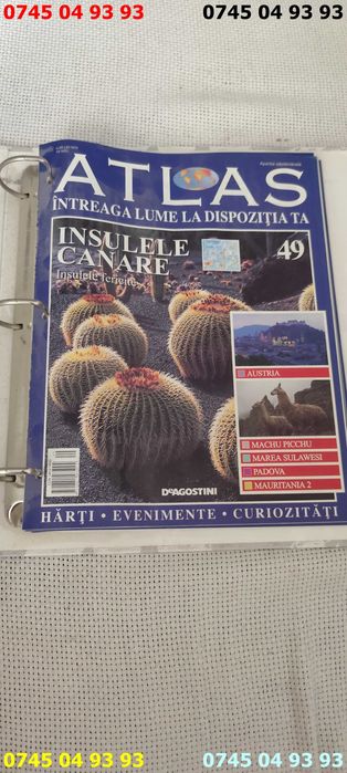 carte carti atlas intreaga lume la dispozitia ta deagostini