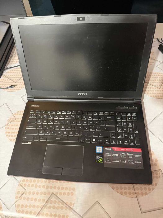 Laptop Gaming MSI GE62 6QC Apache, 15.6", i7-6700HQ, 16 GB DDR4, nVidia GTX 960M, 512 GB SSD + 500 GB HDD , Windows 11