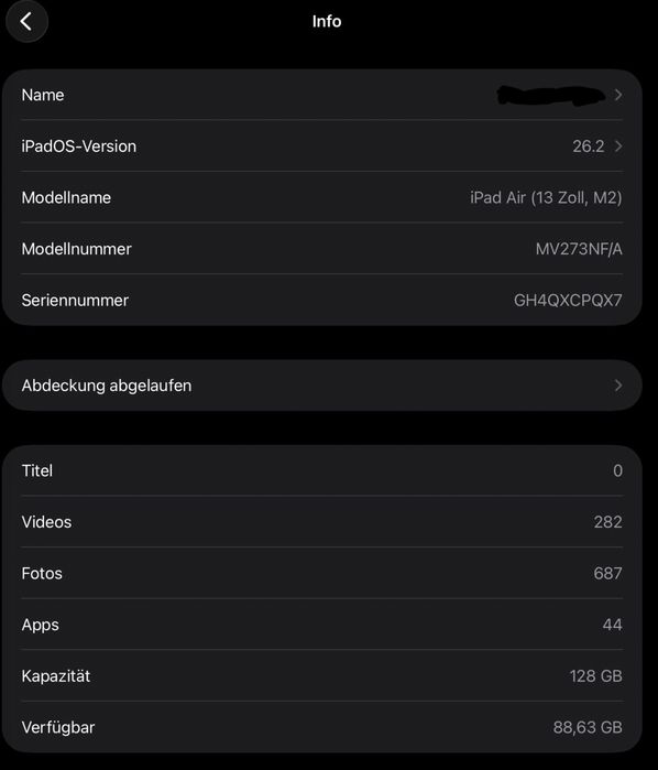 Ipad Air 13 inch M2