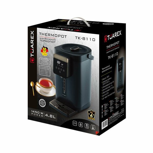 Термопот электрический 4.8л Tuarex TK-8110 / 6 режимов нагрева воды/ 1