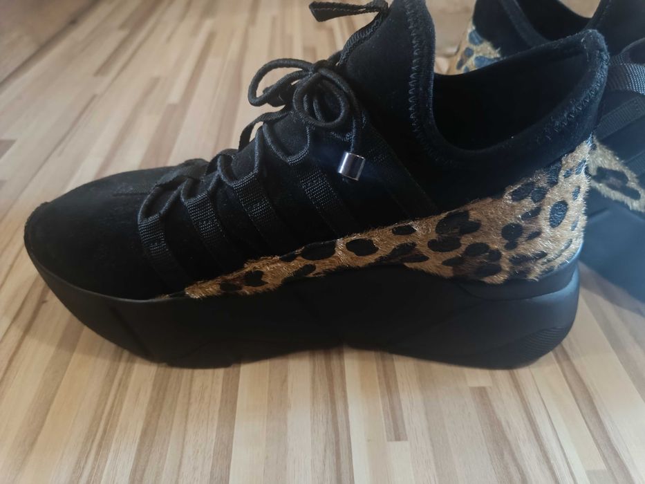 Дамски обувки естествена кожа/велур 39