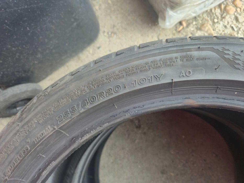 2 Anvelope de VARA - 255/40/20 101Y - Bridgestone Turanza T005 AO - Stare F BUNA - DOT 2023 !