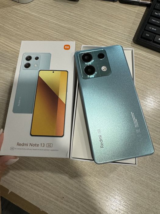 Xiaomi Redmi Note 13, 256GB/8GB RAM, 5G, Albastru, Impecabil, CA NOU!!