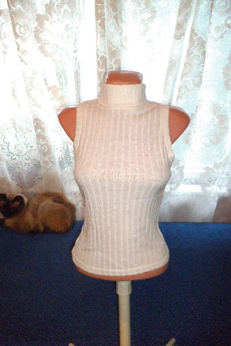 Bluza pe gat cu fir argintiu deepinvogue TRANSPORT GRATUIT