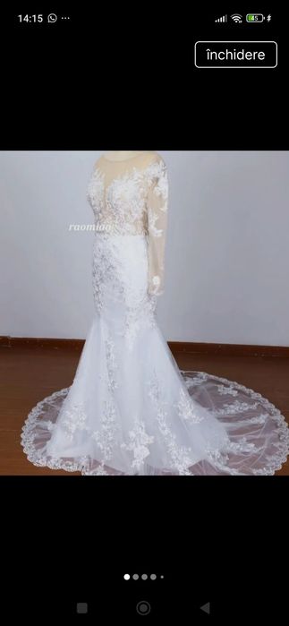 Vând rochie de mireasa sirena