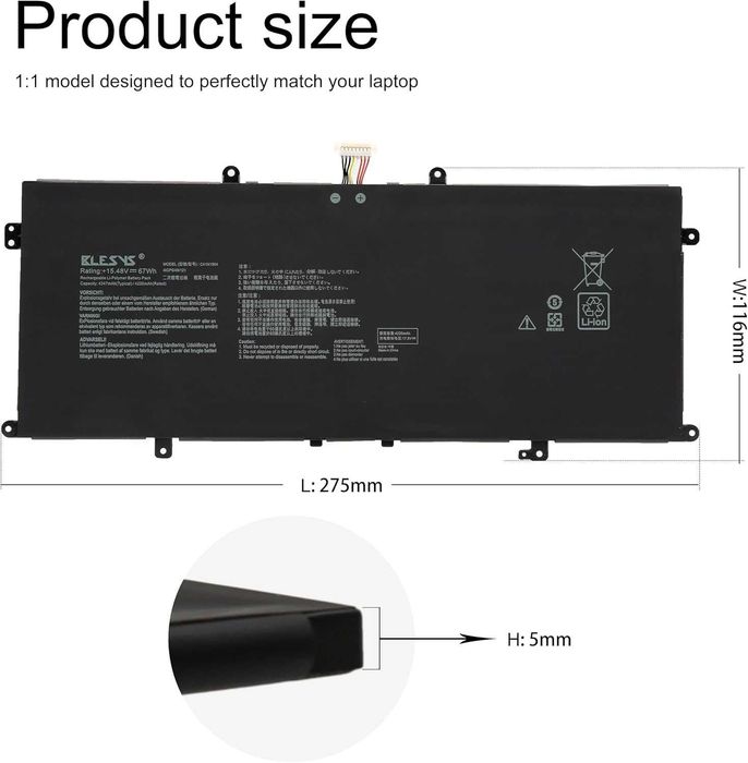 Baterie laptop HP,ASUS, ACER, Toshiba, Lenovo, MacBook, Chuwi Corebook