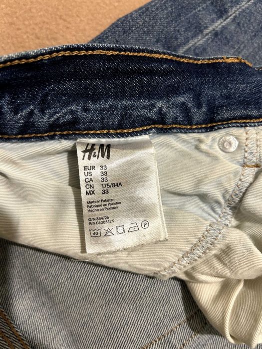 H&M джинсы 33 slim fit