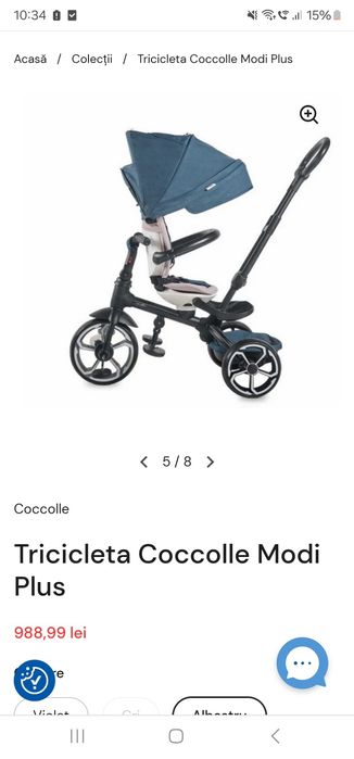Tricicleta coccolle modi plus