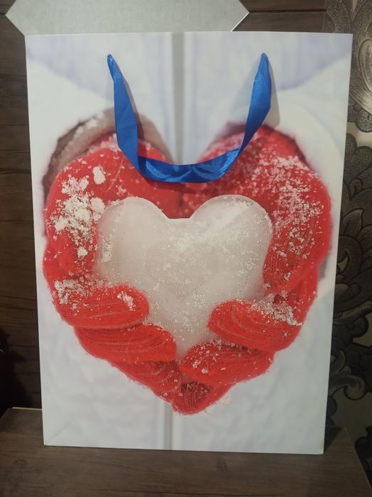 Подарочные пакеты разных размеров.