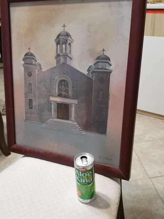 Разкошна Картина маслени бои, платно, подписана